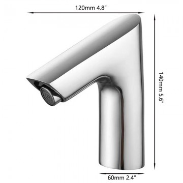 Sensomatica chroom sensorkraan 8