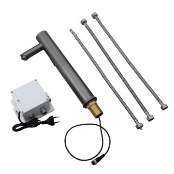 Sensomatica gun metal scuro sensorkraan 8