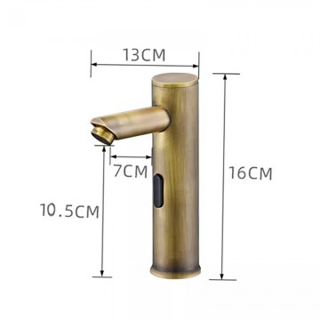 Sensomatica scuro brons 160mm sensorkraan 1