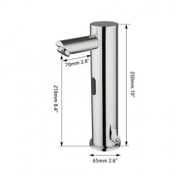 Sensomatica solda chroom sensorkraan warm koud 4